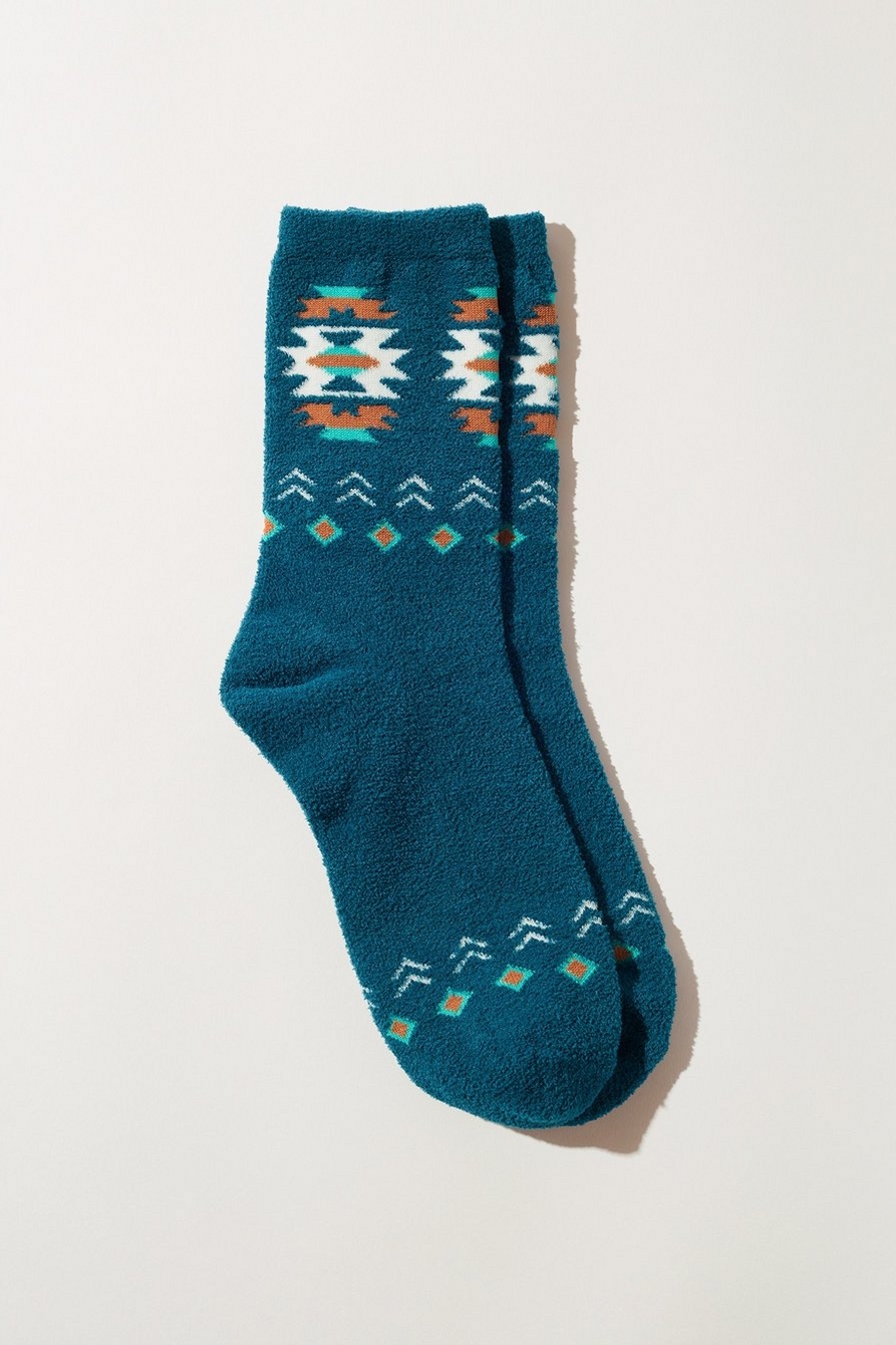 southwest fuzzy sock